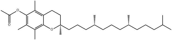 D-alpha-Tocopheryl acetate Structural Picture