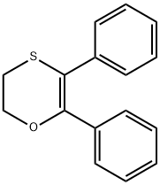 2,3-DIHYDRO-5,6-DIPHENYL-1,4-OXATHIIN Structural