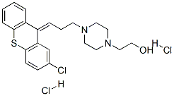 (Z)-4-[3-(2-chloro-9H-thioxanthen-9-ylidene)propyl]piperazine-1-ethanol dihydrochloride     