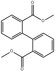 BIPHENYL-2,2'-DICARBOXYLIC ACID DIMETHYL ESTER Structural