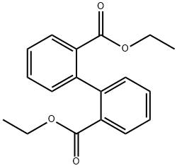 DIETHYL BIPHENYL 2,2'-DICARBOXYLATE Structural