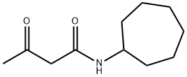 N-cycloheptyl-3-oxobutanamide Structural