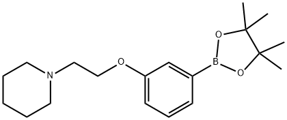 1-(2-[3-(4,4,5,5-TETRAMETHYL-[1,3,2]DIOXABOROLAN-2-YL)-PHENOXY]-ETHYL)-PIPERIDINE