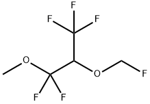 fluoromethyl 2-methoxy-2,2-difluoro-1-(trifluoromethyl)ethyl ether Structural