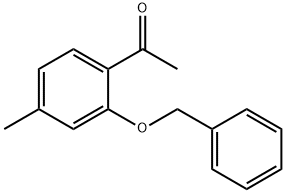 1-[2-(BENZYLOXY)-4-METHYLPHENYL]ETHANONE Structural