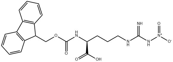 FMOC-ARG(NO2)-OH Structural