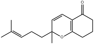 2-METHYL-2-(4-METHYLPENT-3-ENYL)-2,6,7,8-TETRAHYDRO-CHROMEN-5-ONE Structural