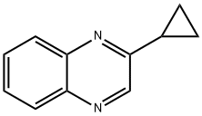 Quinoxaline,  2-cyclopropyl- Structural