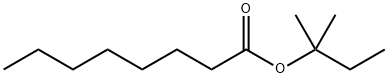 Octanoic acid, 1,1-diMethylpropyl ester Structural