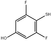Phenol, 3,5-difluoro-4-mercapto- (9CI) Structural