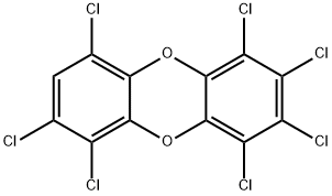 1,2,3,4,6,7,9-HEPTACHLORODIBENZO-P-DIOXIN Structural