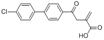 2-[2-(4'-CHLORO-BIPHENYL-4-YL)-2-OXO-ETHYL]ACRYLIC ACID Structural