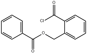 2-(BENZOYLOXYMETHYL)BENZOYL CHLORIDE Structural