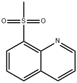 Quinoline,  8-(methylsulfonyl)- Structural