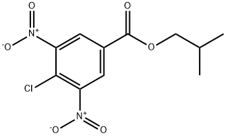 4-CHLORO-3,5-DINITRO-BENZOIC ACID ISOBUTYL ESTER Structural