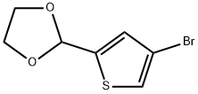 4-BROMOTHIOPHENE-2-CARBOXALDEHYDE ETHYLENE GLYCOL ACETAL Structural