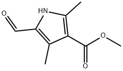 METHYL 5-FORMYL-2,4-DIMETHYL-1H-PYRROLE-3-CARBOXYLATE Structural