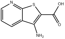 3-AMINOTHIENO[2,3-B]PYRIDINE-2-CARBOXYLIC ACID Structural