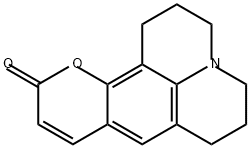 2,3,5,6-1H,4H-TETRAHYDROQUINOLIZINO[9,9A,1-GH]COUMARIN Structural