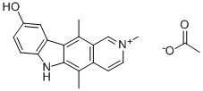 elliptinium acetate Structural