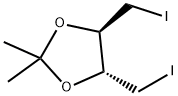 (+)-TRANS-4 5-BIS(IODOMETHYL)-2,2-DIMETHYL-1 3-DIOXOLANE Structural