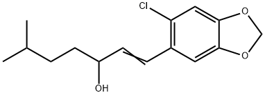 1-(2-Chloro-4,5-methylenedioxyphenyl)-6-methyl-1-hepten-3-ol