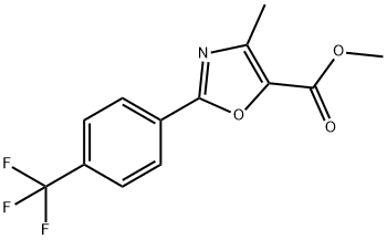 METHYL 4-METHYL-2-[4-(TRIFLUOROMETHYL)PHENYL]-1,3-OXAZOLE-5-CARBOXYLATE