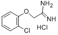 2-(2-CHLOROPHENOXY)ETHANIMIDAMIDE HYDROCHLORIDE Structural