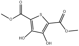 3,4-Dihydroxy-thiophene-2,5-dicarboxylic acid dimethyl ester Structural