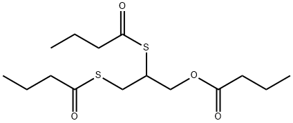 2,3-DIMERCAPTO-1-PROPANOL TRIBUTYRATE Structural