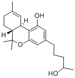 4'-hydroxy-delta(9)-tetrahydrocannabinol Structural