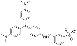 N-[4-[Bis[4-(dimethylamino)phenyl]methylene]-2-methyl-2,5-cyclohexadien-1-ylidene]-3-sulfonatobenzenemethanaminium