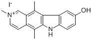 9-hydroxy-2,5,11-trimethyl-6H-pyrido[4,3-b]carbazolium iodide        