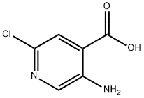 5-AMINO-2-CHLOROPYRIDINE-4-CARBOXYLIC ACID Structural