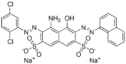 disodium 4-amino-3-[(2,5-dichlorophenyl)azo]-5-hydroxy-6-(1-naphthylazo)naphthalene-2,7-disulphonate 