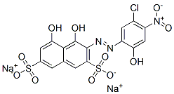 3-[(5-Chloro-2-hydroxy-4-nitrophenyl)azo]-4,5-dihydroxy-2,7-naphthalenedisulfonic acid disodium salt