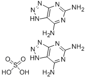 8-AZA-2,6-DIAMINOPURINE SULFATE Structural