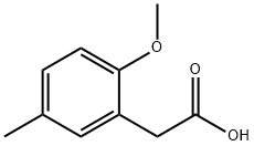 (2-METHOXY-5-METHYLPHENYL)ACETIC ACID Structural