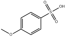 p-Methoxybenzenesulfonic acid Structural