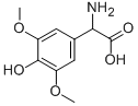 AMINO-(4-HYDROXY-3,5-DIMETHOXY-PHENYL)-ACETIC ACID Structural