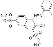 3-Hydroxy-4-[(2-methylphenyl)azo]naphthalene-2,7-disulfonic acid disodium salt