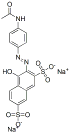 disodium 3-[[4-(acetylamino)phenyl]azo]-4-hydroxynaphthalene-2,7-disulphonate Structural Picture