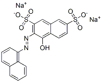 4-Hydroxy-3-(1-naphthalenylazo)-2,7-naphthalenedisulfonic acid disodium salt