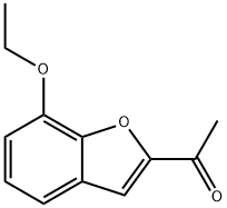 1-(7-ETHOXY-1-BENZOFURAN-2-YL)ETHANONE Structural