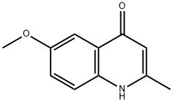 6-METHOXY-2-METHYLQUINOLIN-4-OL Structural