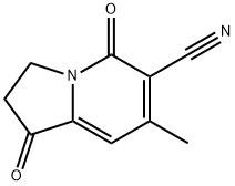 7-METHYL-1,5-DIOXO-1,2,3,5-TETRAHYDRO-INDOLIZINE-6-CARBONITRILE Structural Picture
