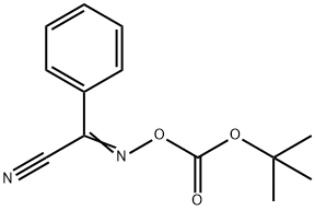 2-(tert-Butoxycarbonyloxyimino)-2-phenylacetonitrile Structural