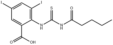 3,5-DIIODO-2-[[[(1-OXOPENTYL)AMINO]THIOXOMETHYL]AMINO]-BENZOIC ACID