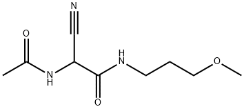 2-ACETYLAMINO-2-CYANO-N-(3-METHOXY-PROPYL)-ACETAMIDE