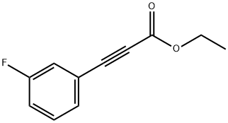 (3-FLUORO-PHENYL)-PROPYNOIC ACID ETHYL ESTER Structural